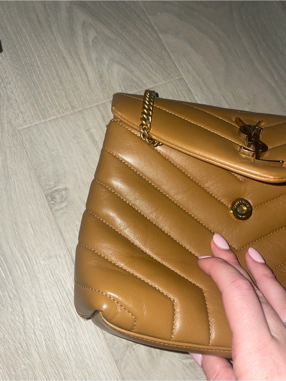 Saint Laurent Quilted Leather Shoulder Bag - Picture 8 of 12